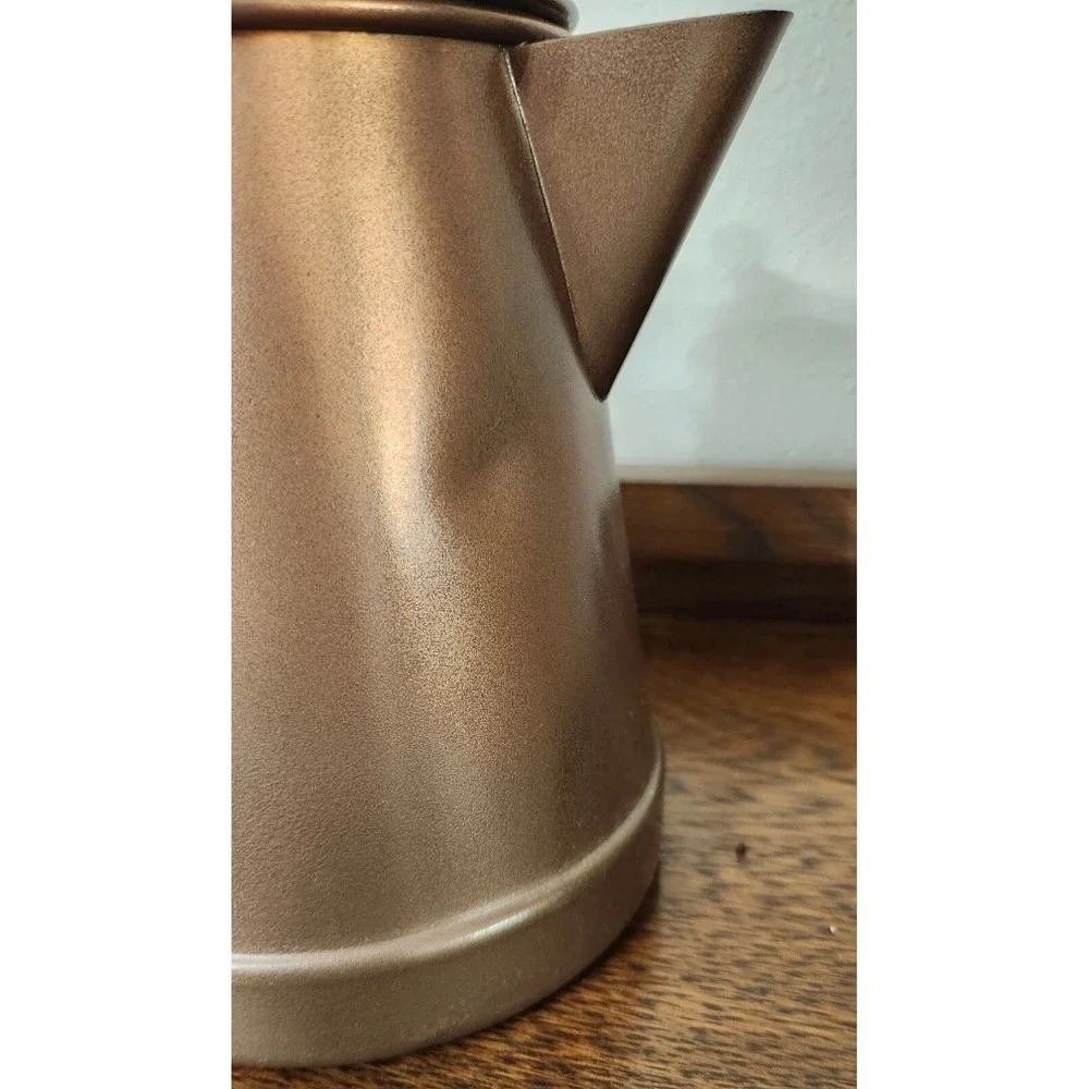 Vintage Tagus Copper Teapot Kettle R97 Hinged Lid Portugal Copperware Handle